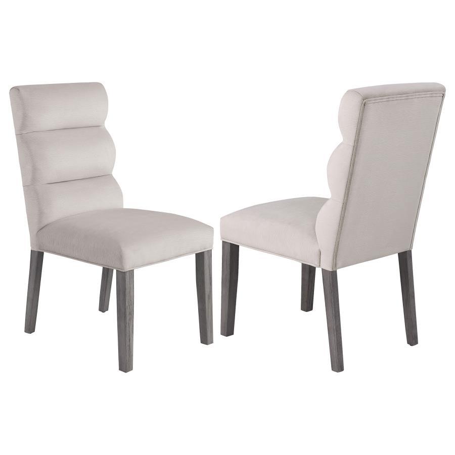 Carla Velvet Upholstered Dining Side Chairs (Set of 2