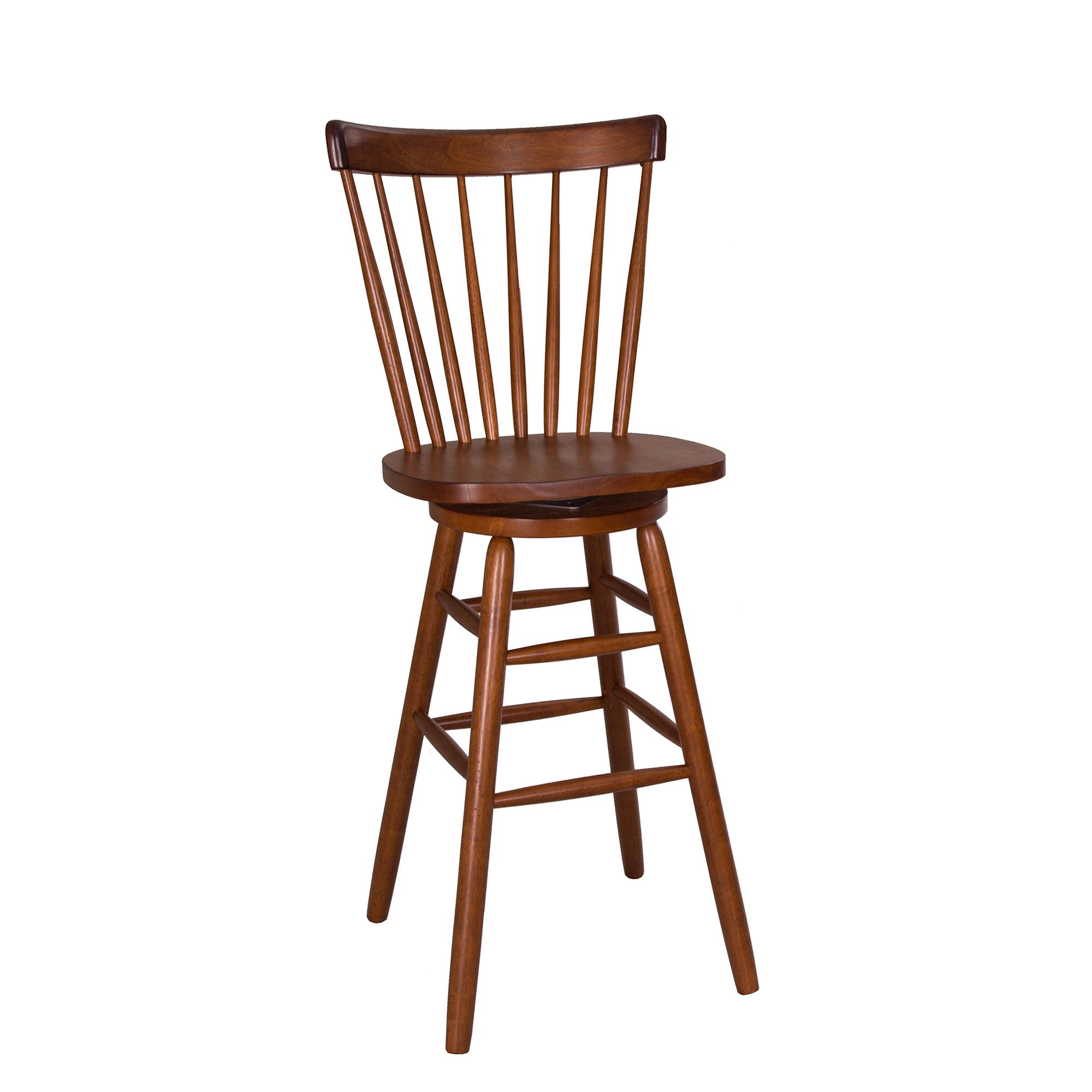Creations II Swivel Stool with Rubberwood Solids