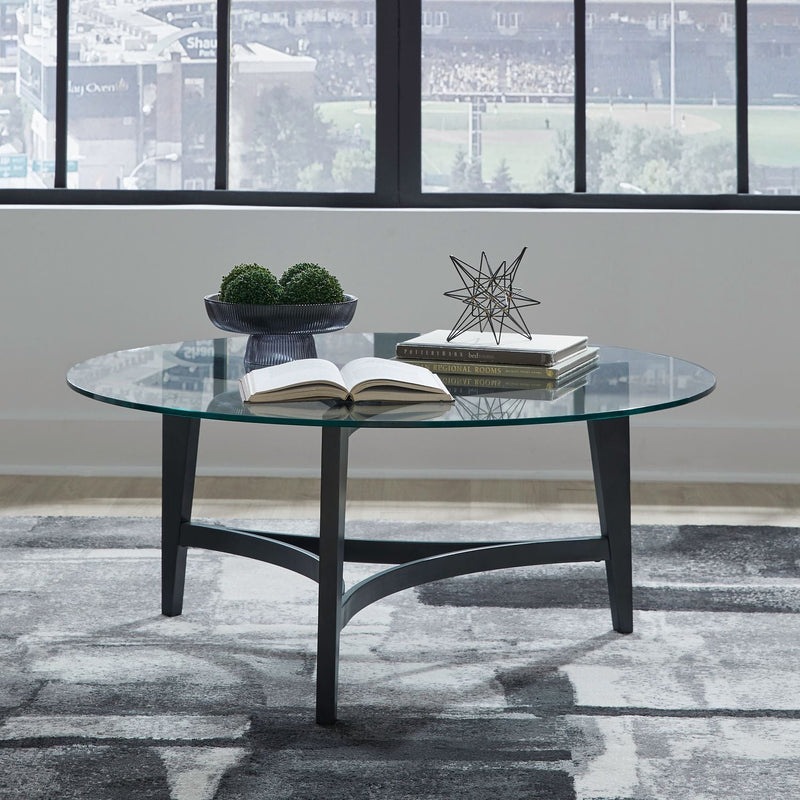 Capri 3-Piece Table Set in Brown