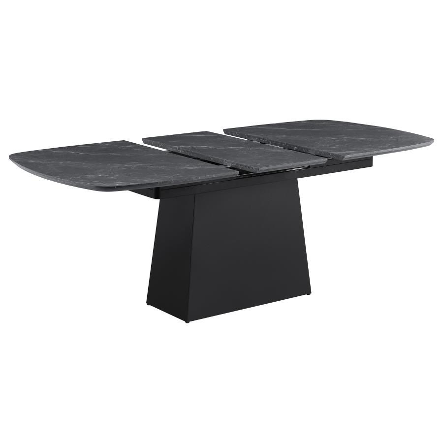 Potero Faux Marble Extension Leaf Dining Table