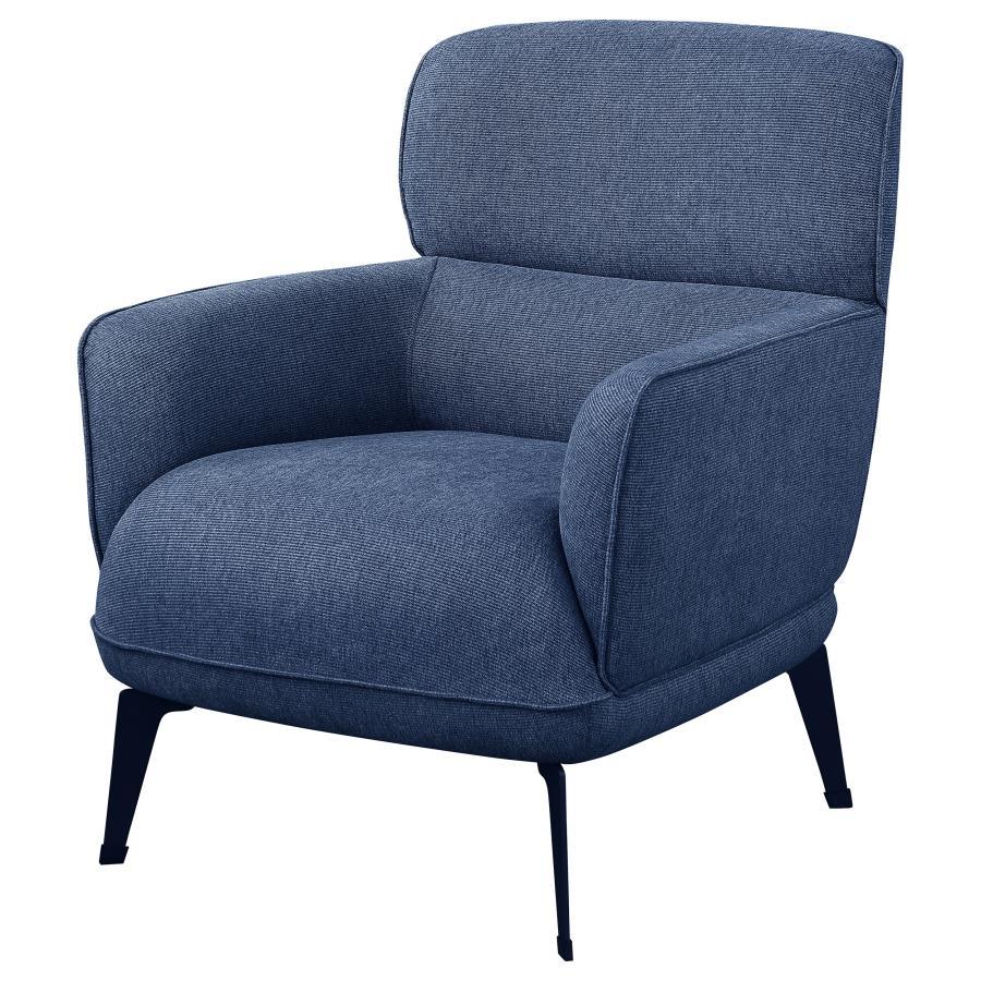 Andrea - Upholstered Crescent Arm Accent Chair