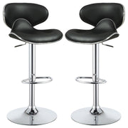 Edenton Upholstered Adjustable Bar Stool Set of 2