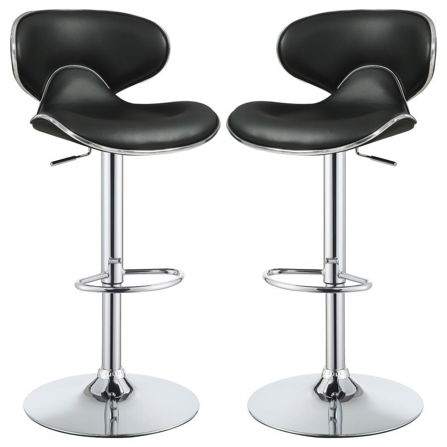 Edenton Upholstered Adjustable Bar Stool Set of 2