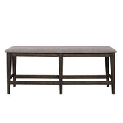 Double Bridge - Counter Bench - Dark Brown
