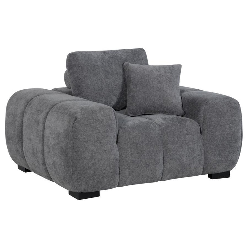 Octavia Upholstered Track Arm Accent Chair