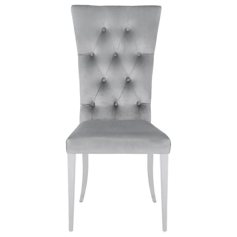 Kerwin Velvet Upholstered Dining Side Chair (Set of 2)