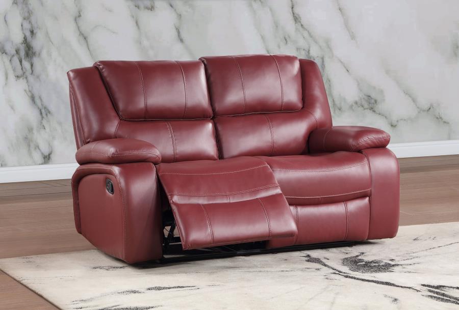 Camila Upholstered Motion Reclining Loveseat