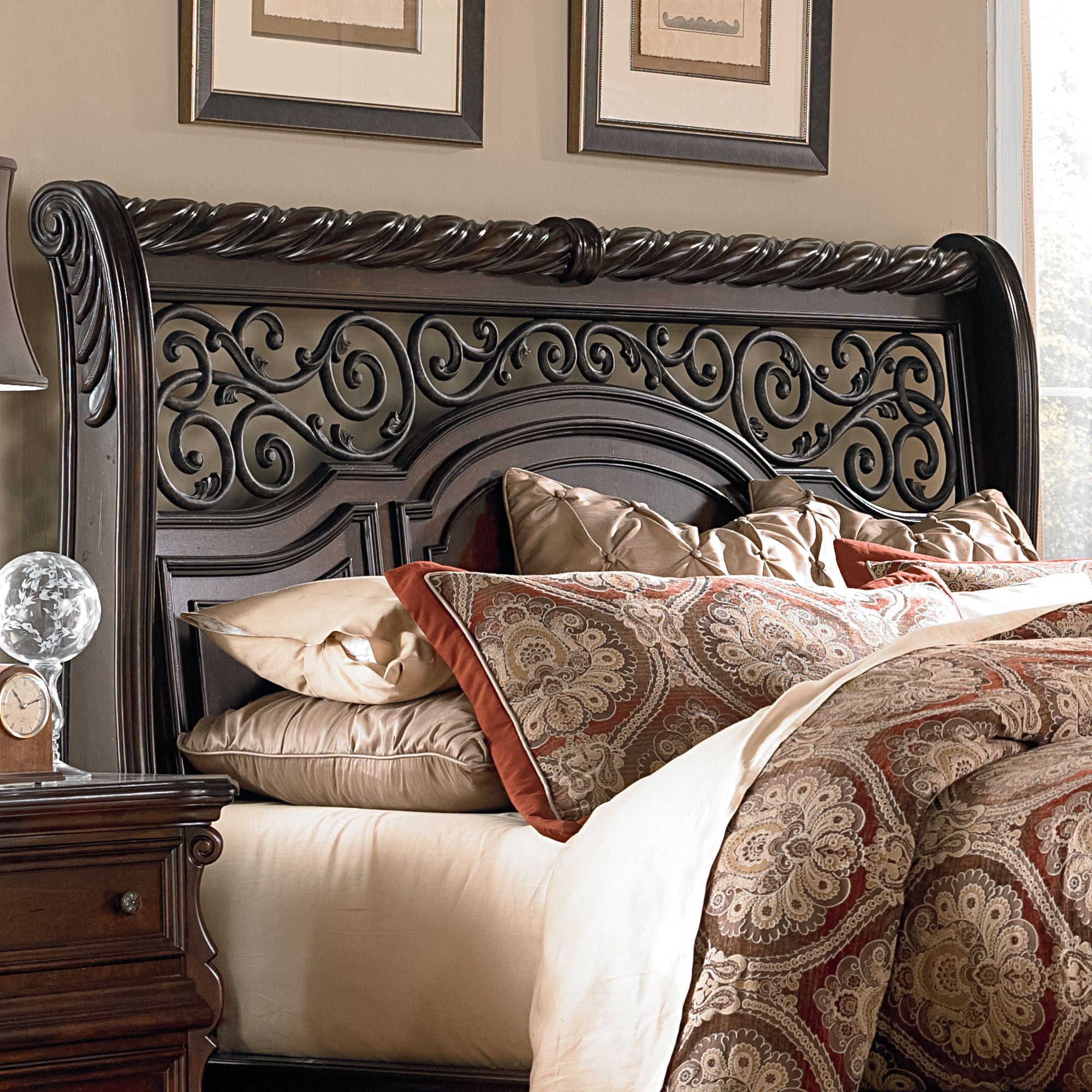 Arbor Place Sleigh Headboard