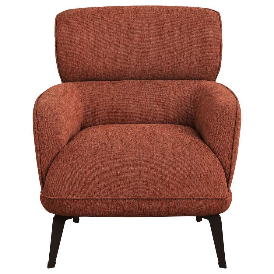 Andrea - Upholstered Crescent Arm Accent Chair