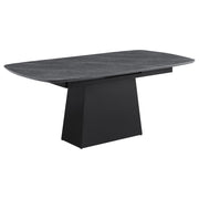 Potero Faux Marble Extension Leaf Dining Table