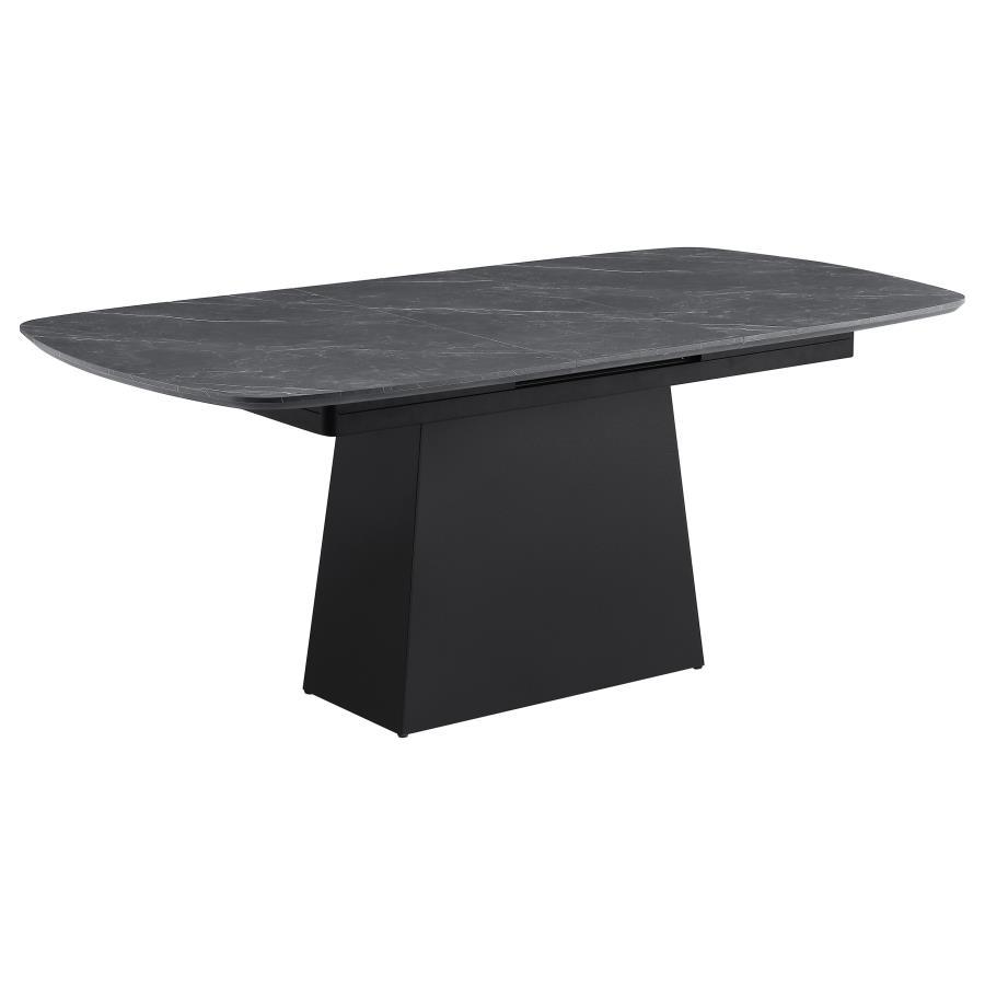 Potero Faux Marble Extension Leaf Dining Table