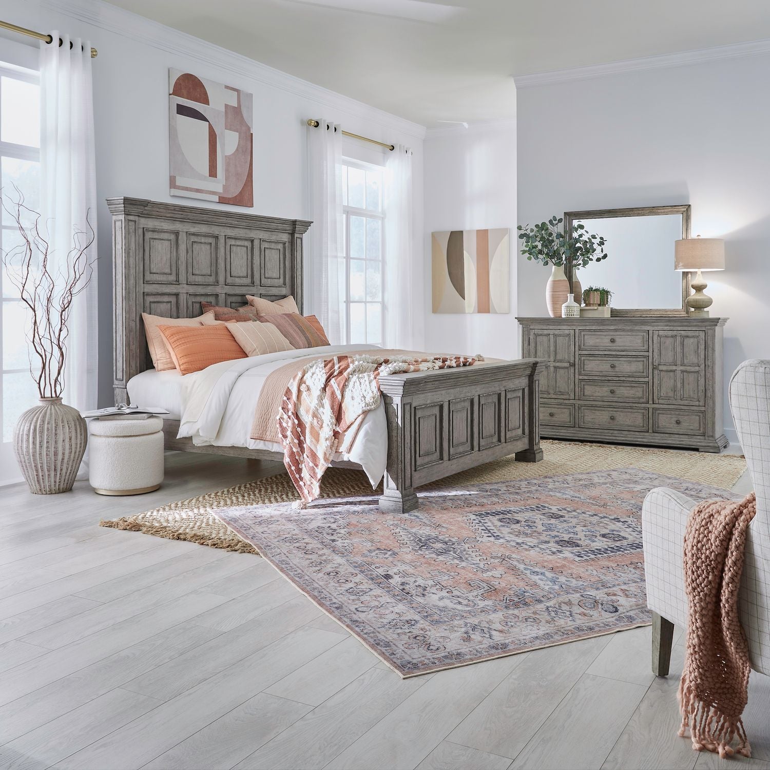 Big Valley Bedroom Set – Panel Bed