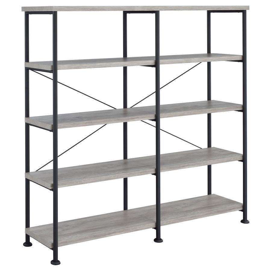 Analiese 4-Shelf Double Bookshelf