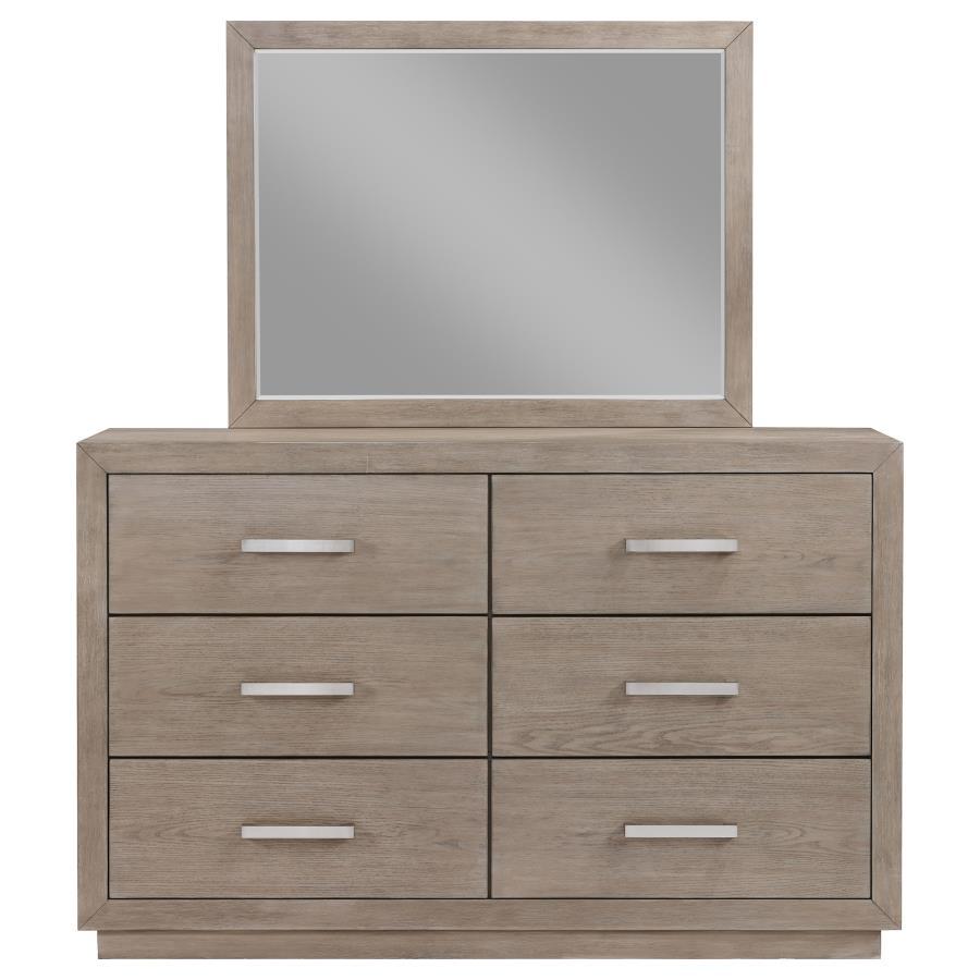 Kenora - 6-Drawer Dresser in Barley Brown Finish