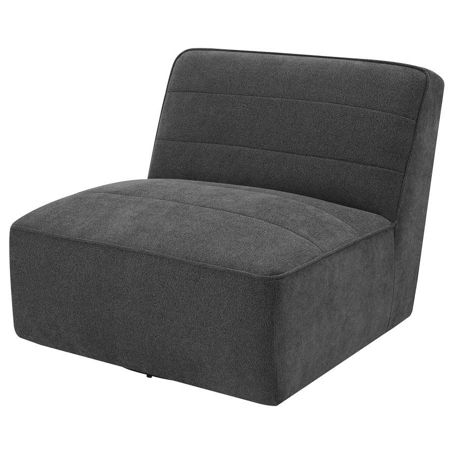 Cobie Upholstered Armless Swivel Chair