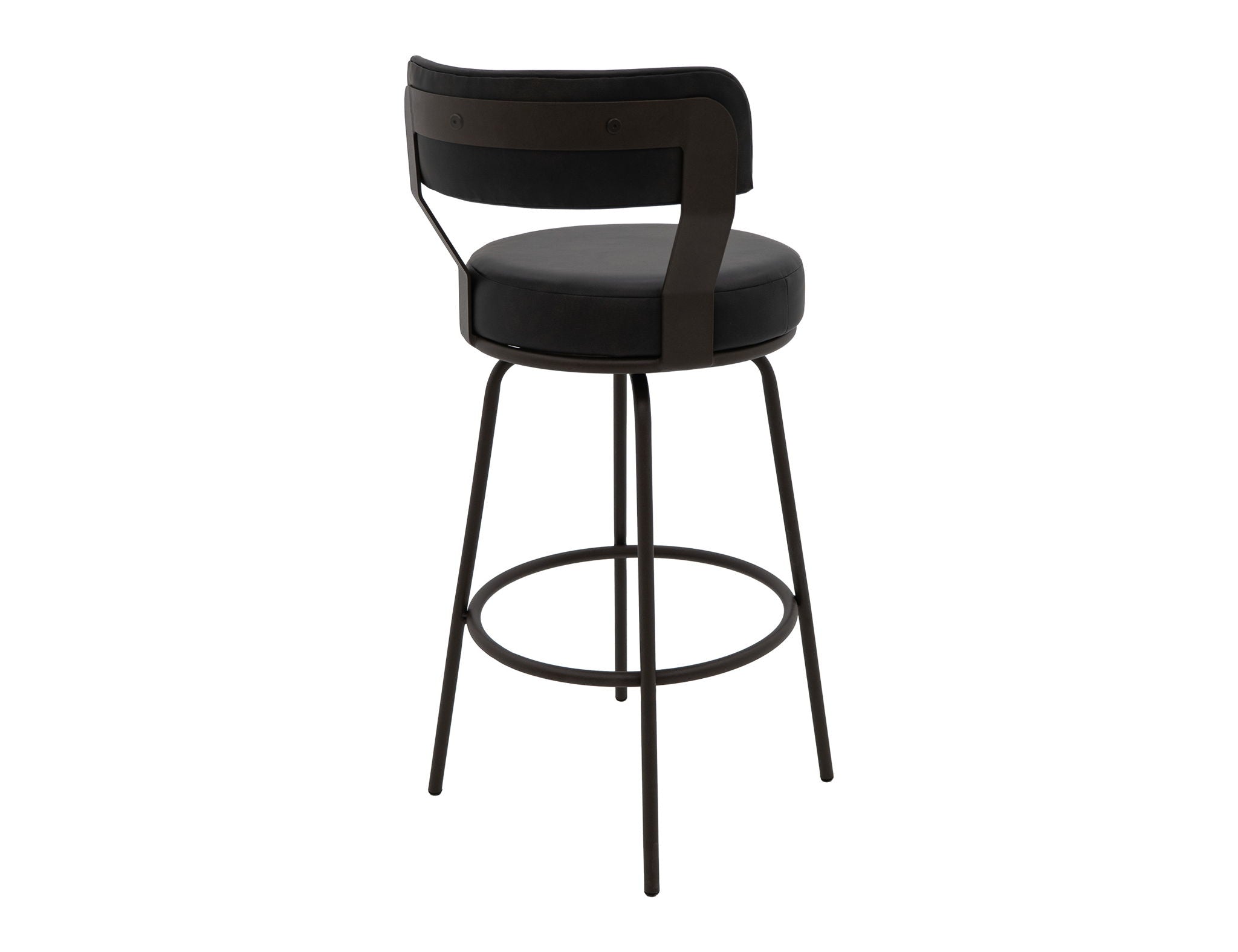 Maison Upholstered Barstool with Wooden Frame