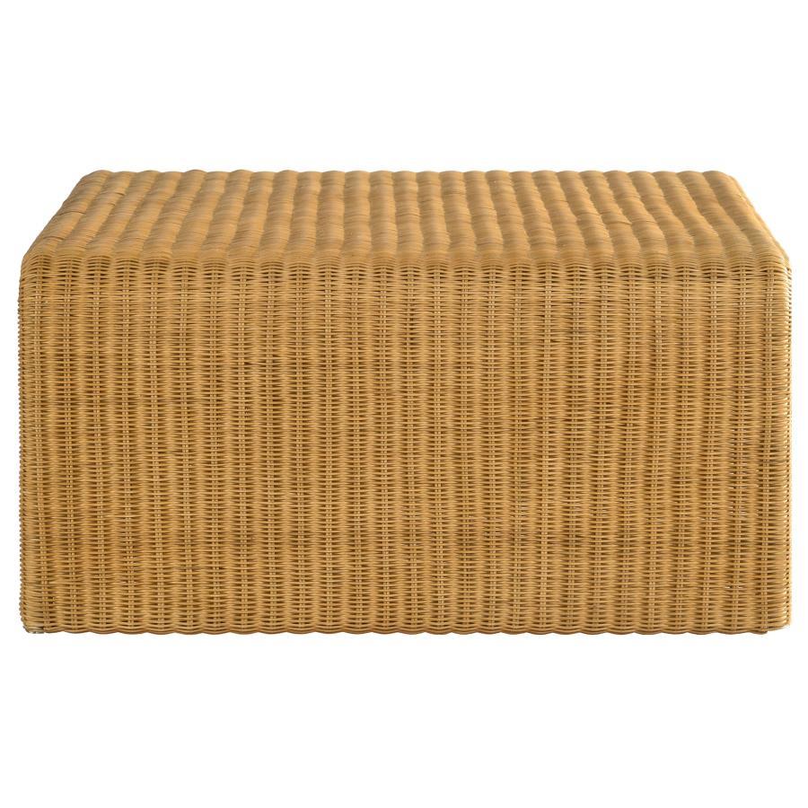 Cahya Woven Rattan Coffee Table in Natural