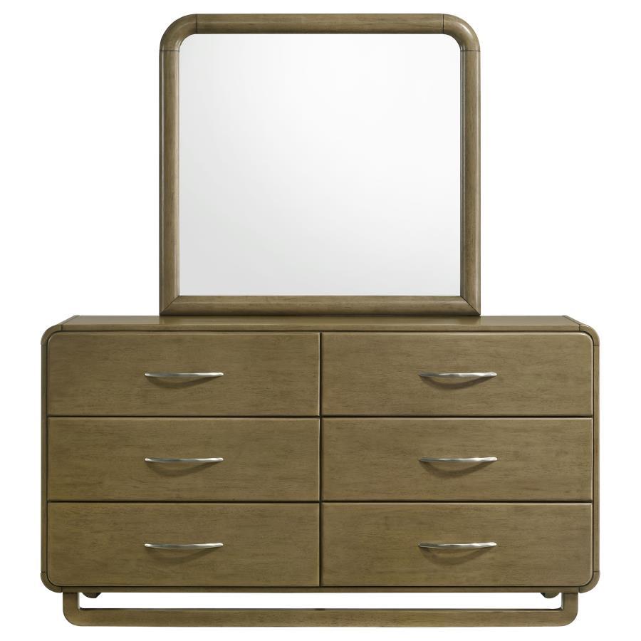 Amsbury 6-Drawer Dresser and Mirror Set