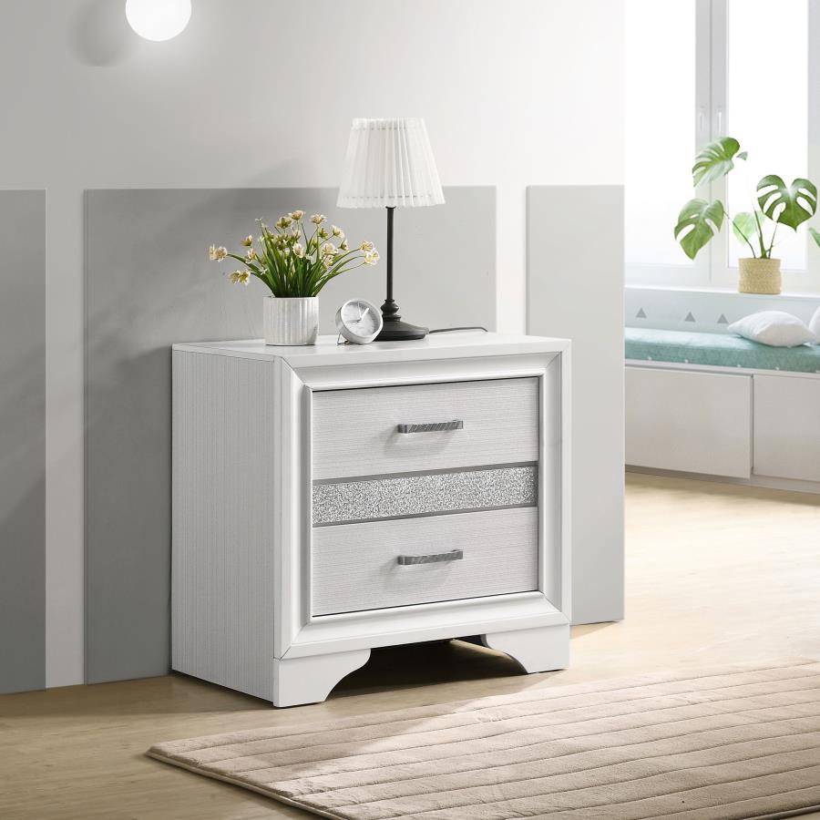 Miranda 2-Drawer Nightstand