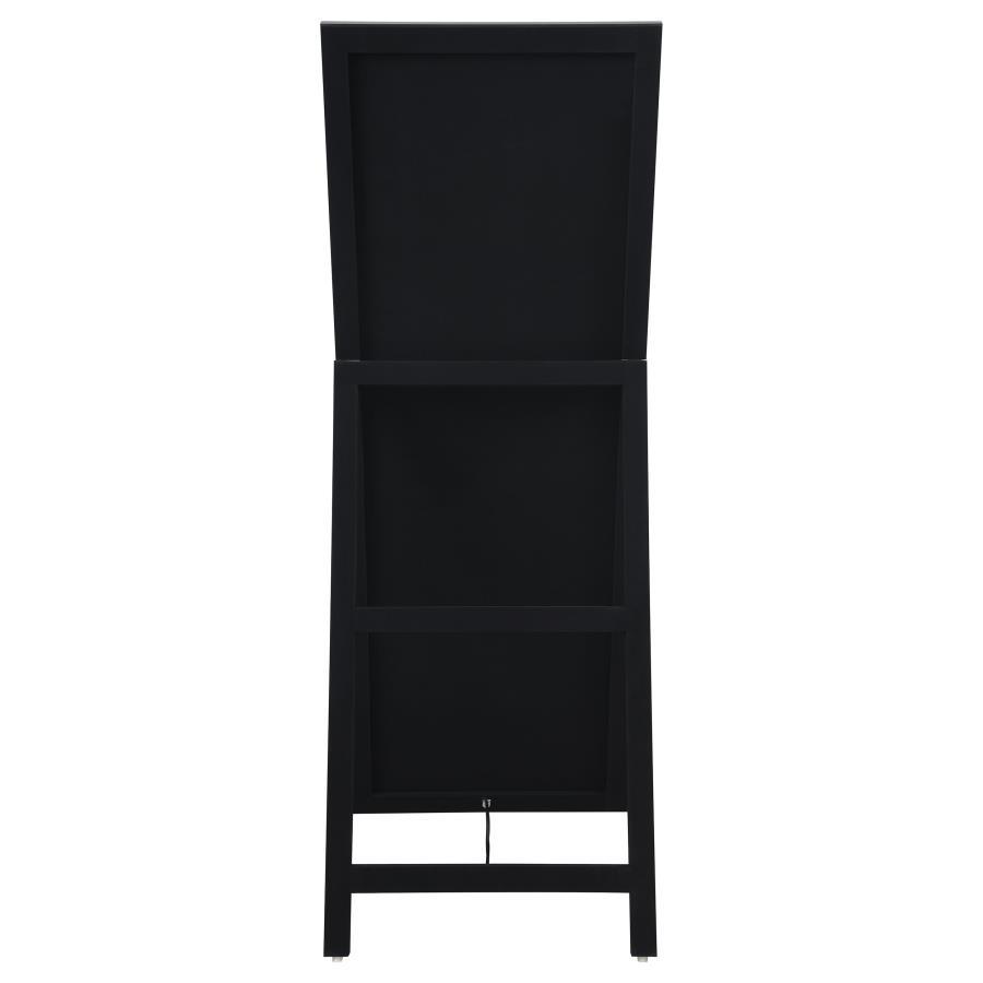 Soline - Framed Standing Floor Mirror in Silver