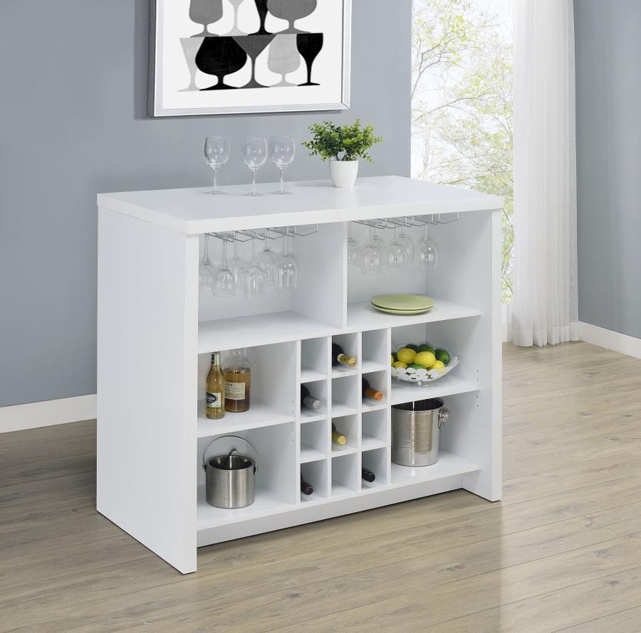 Topanga Engineered Wood Freestanding Home Bar