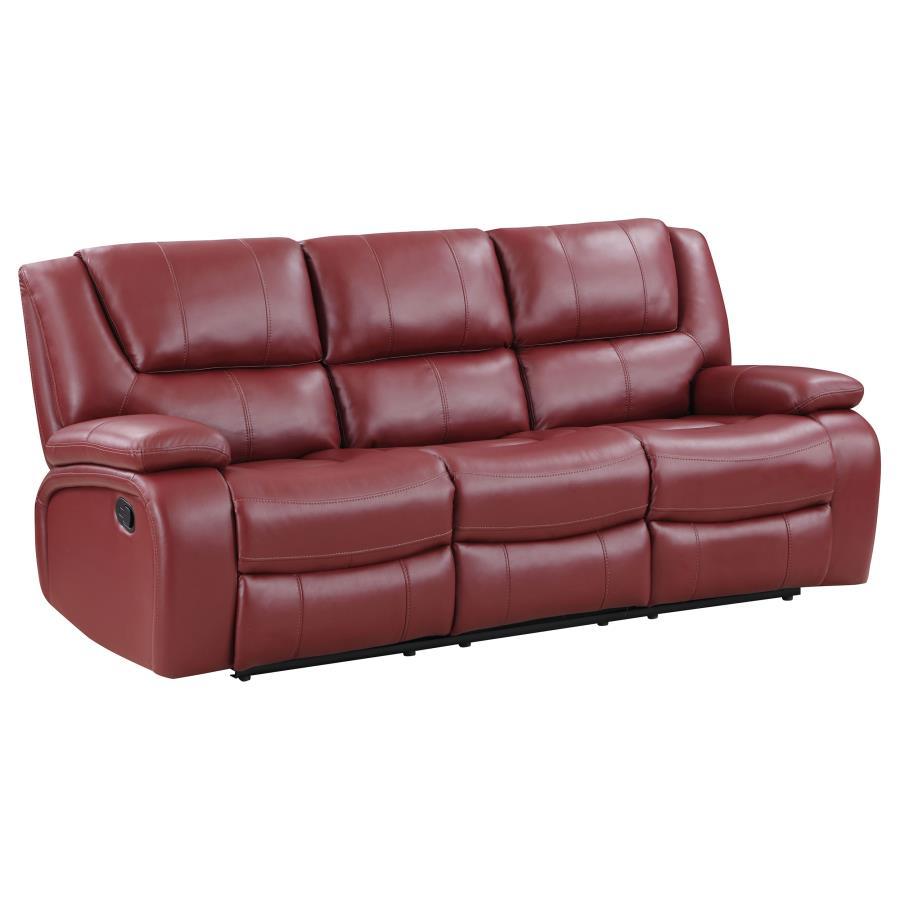Camila Upholstered Motion Reclining Sofa