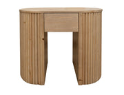 Giza - 1 Drawer End Table - Hazelnut