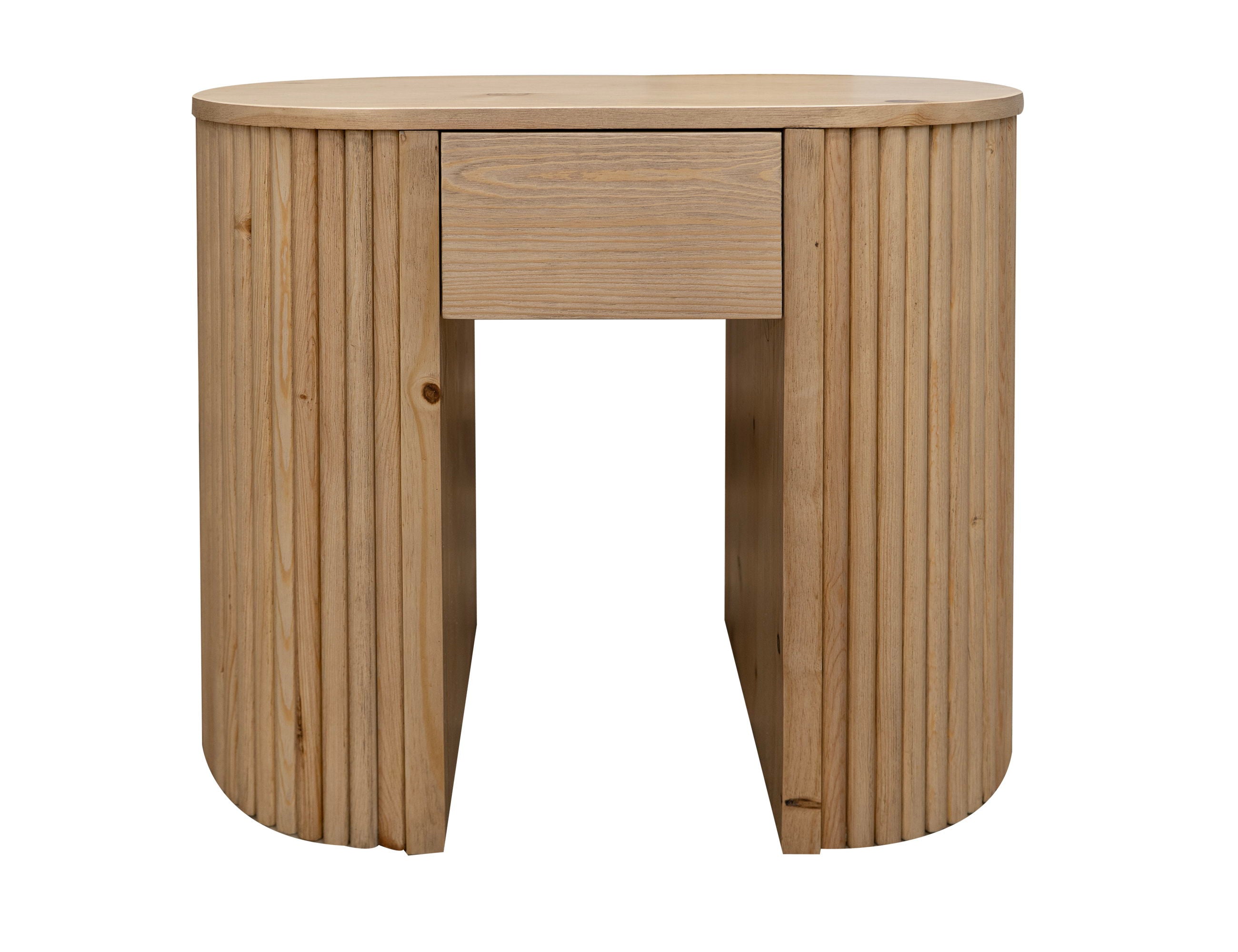 Giza - 1 Drawer End Table - Hazelnut