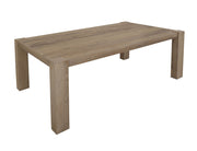 Luma Dining Table in Sand Brown Melina Wood
