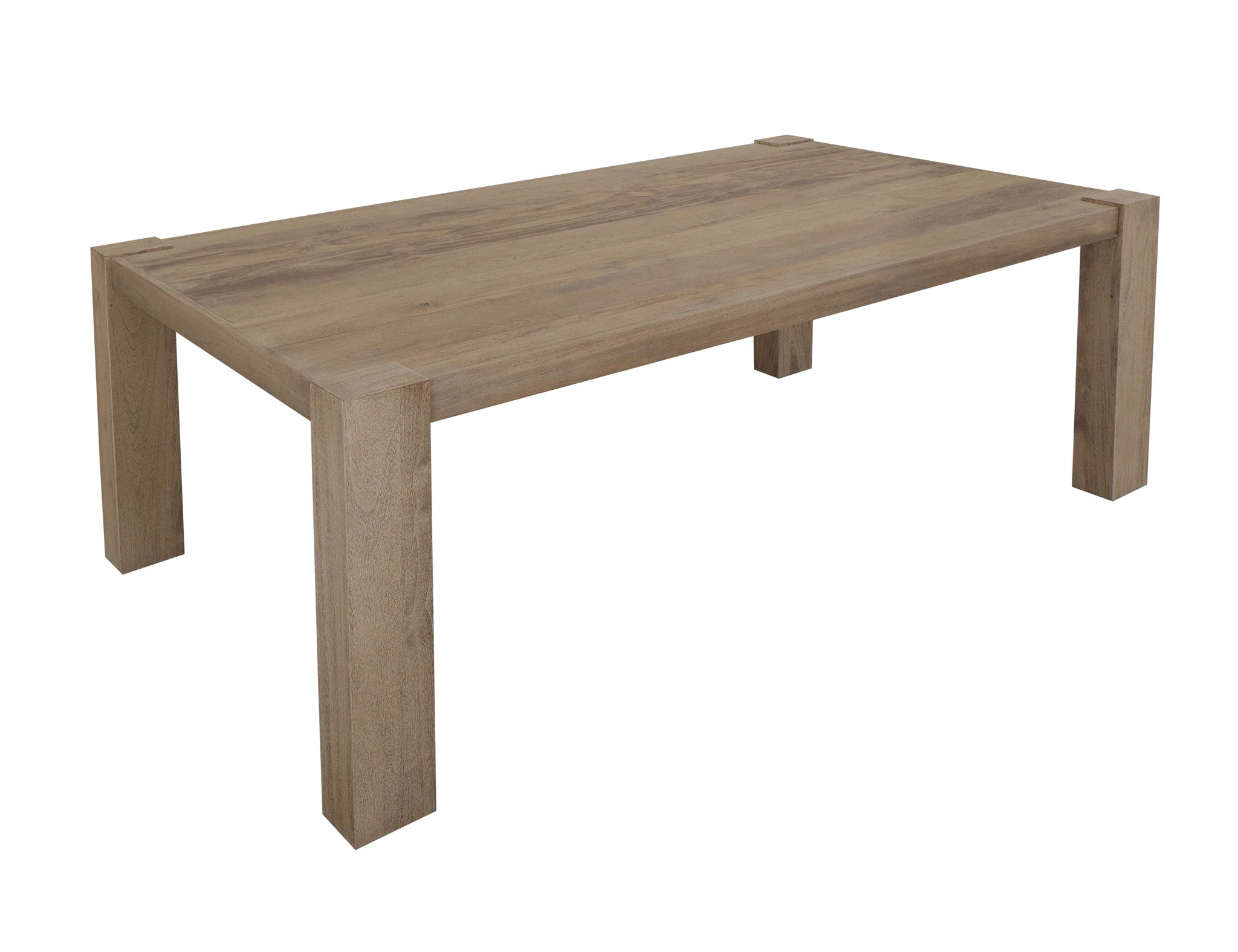 Luma Dining Table in Sand Brown Melina Wood