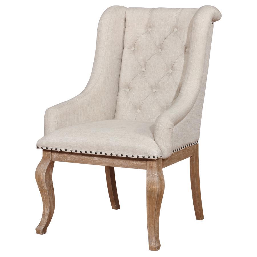 Brockway 2-Piece Upholstered Dining Arm Chair Set