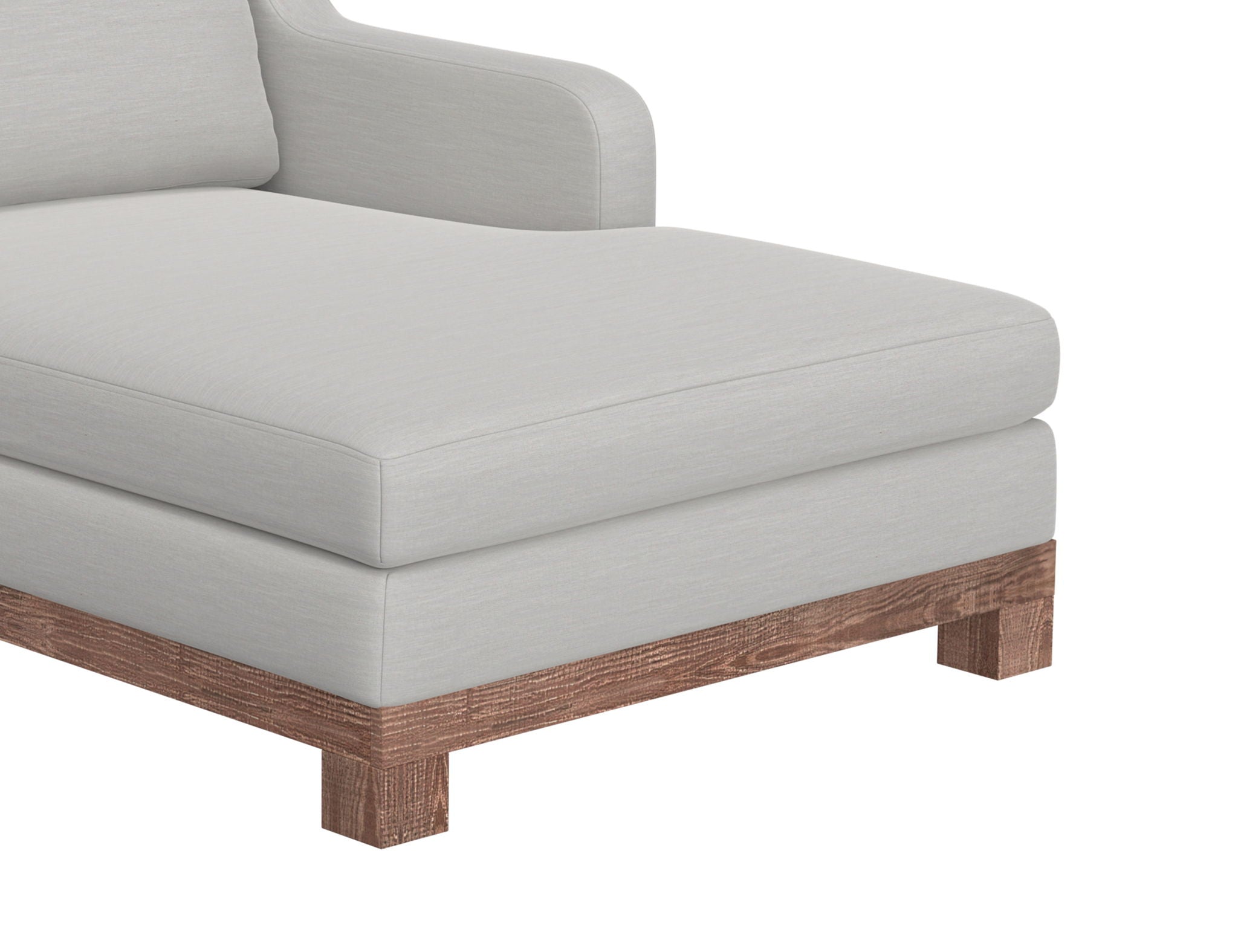 Samba RAF Chaise – Pearl Silver, Traditional Style