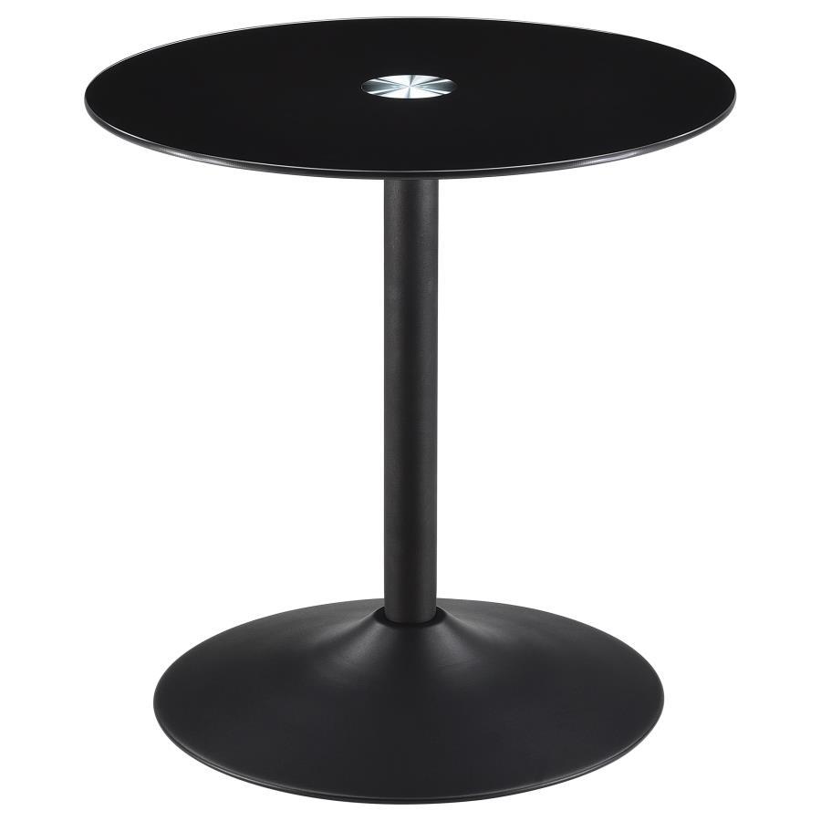 Ganso - Round Glass Top Coffee And End Table Set