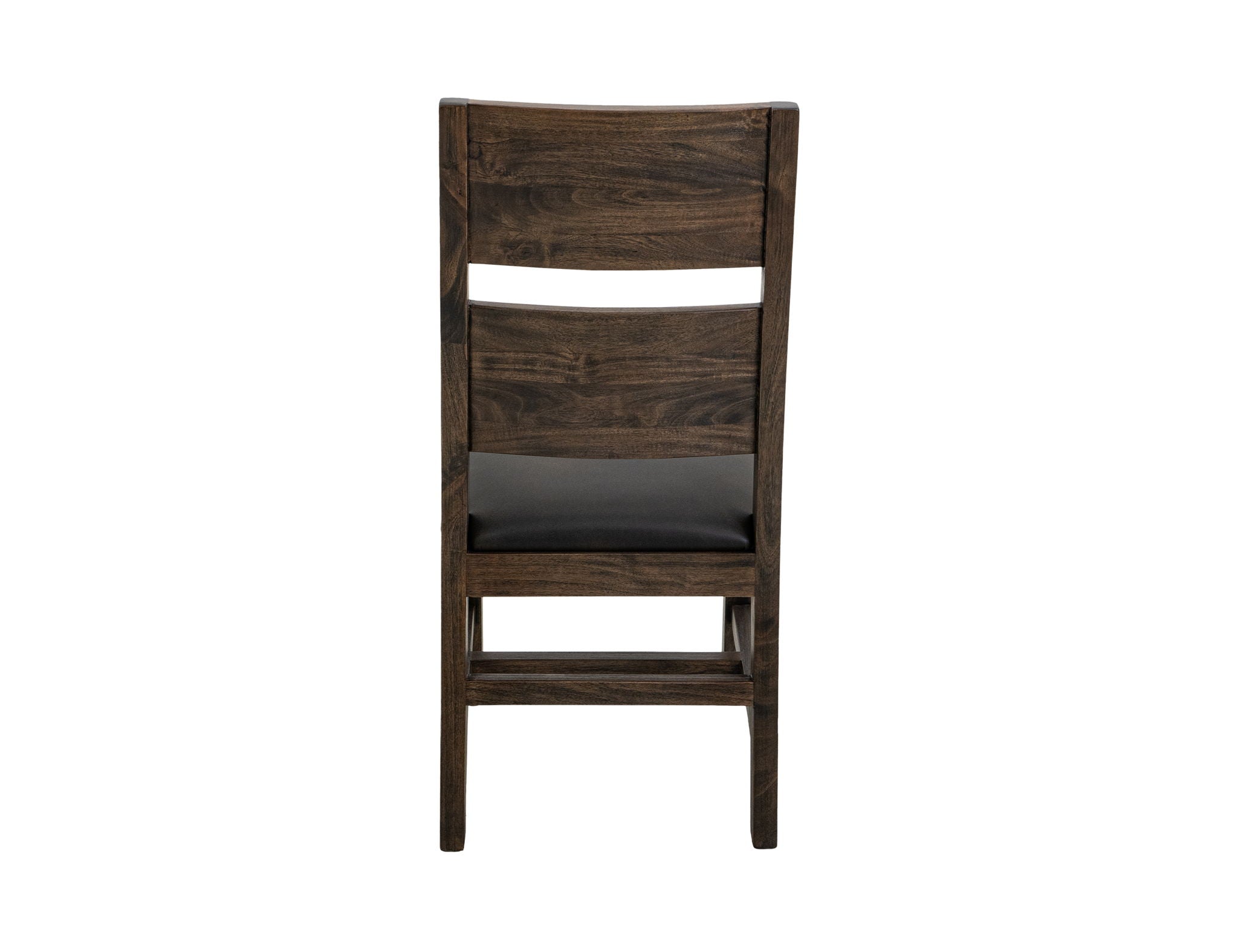 Teak Chair Set of 2 Oil Black