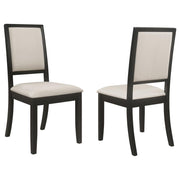 Wood Dining Side Chairs Set of 2