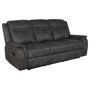 Lawrence Upholstered Padded Arm Reclining Sofa