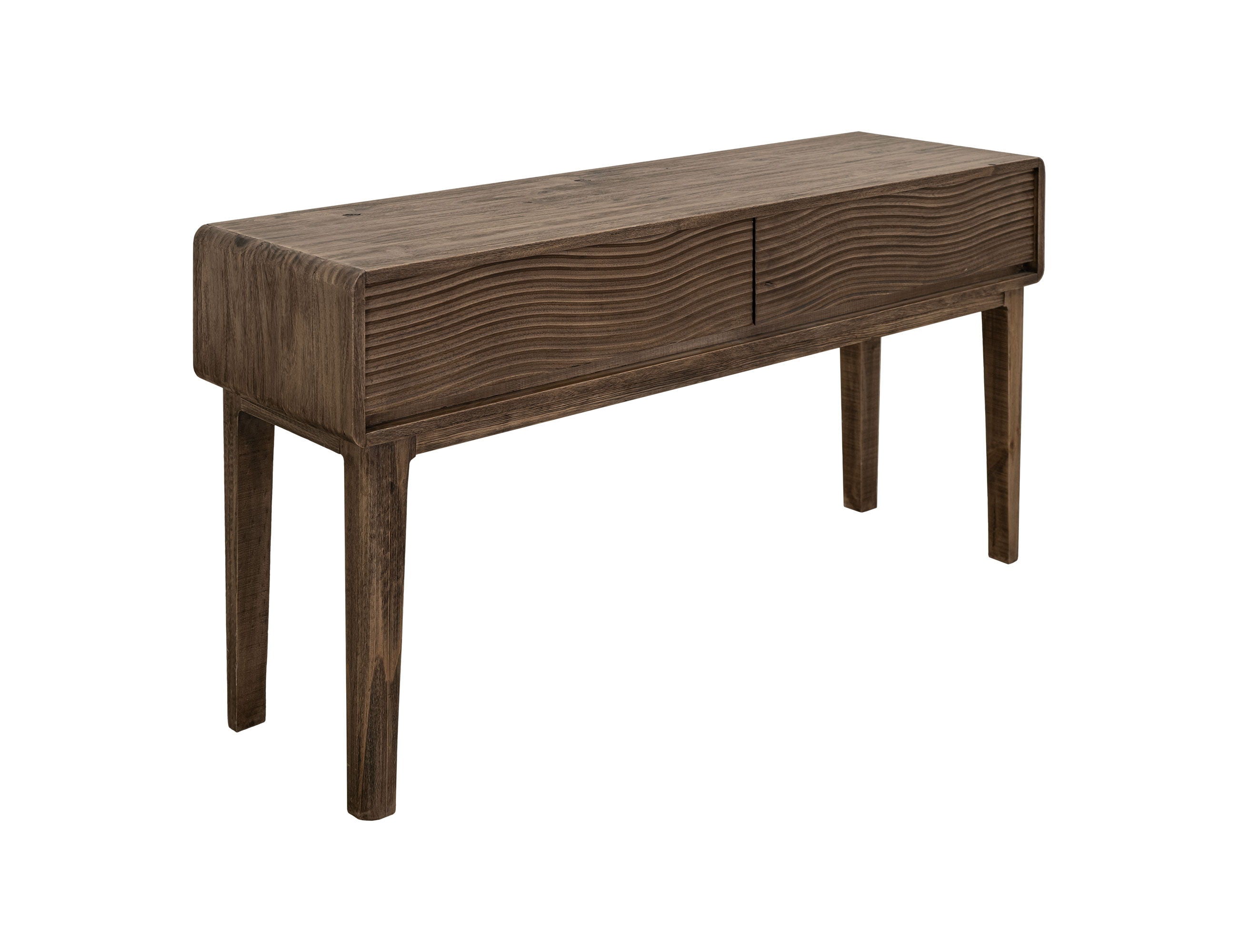 Olivia - Sofa Table in Brown with 2 Drawers
