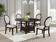 Twyla 5 Piece Round Dining Set with Storage Drawer