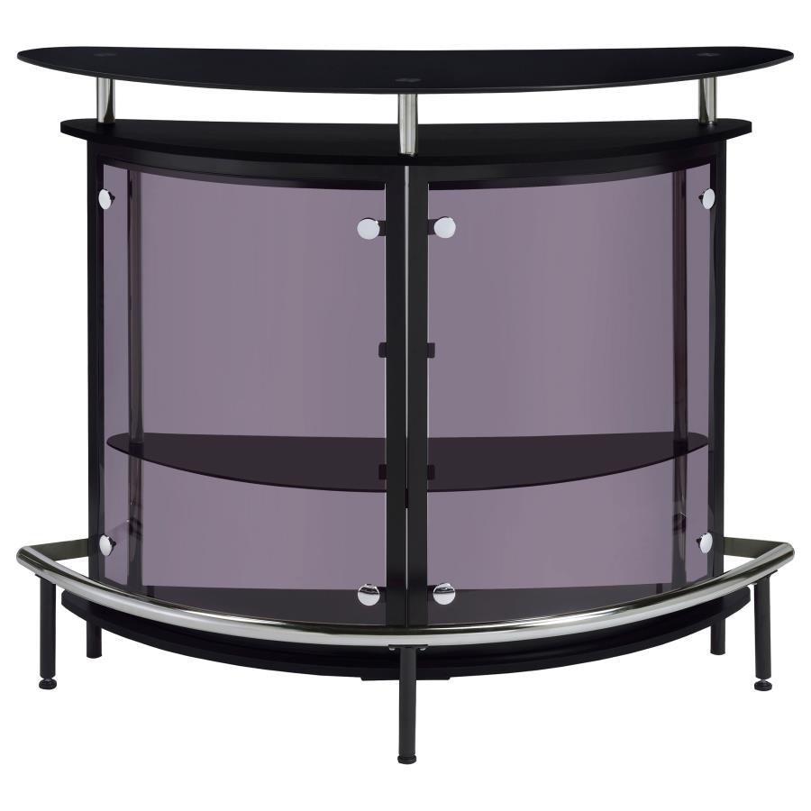 Freestanding Glass Top Home Bar Wine Cabinet