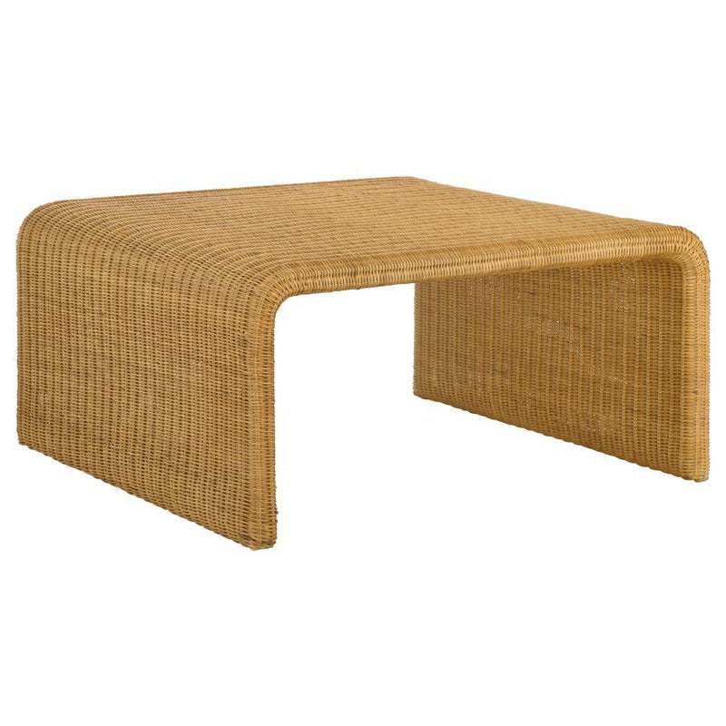 Cahya Woven Rattan Coffee Table in Natural
