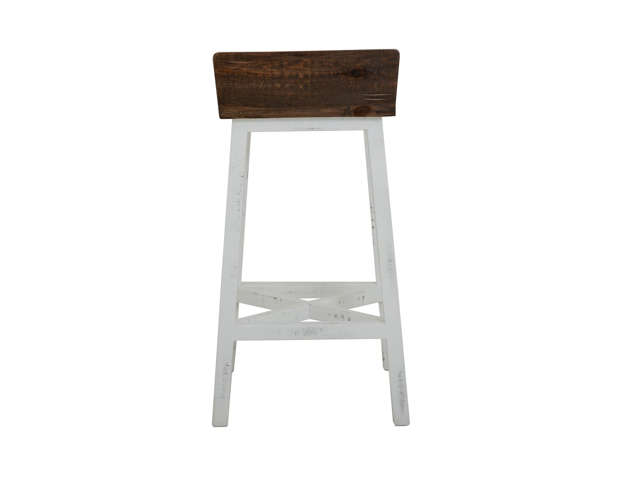 Pueblo - Wooden Seat & Base Stool (Set of 2)