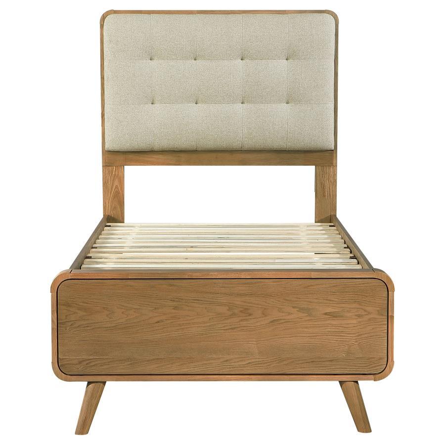 Robyn Mid-Century Wood Panel Bed