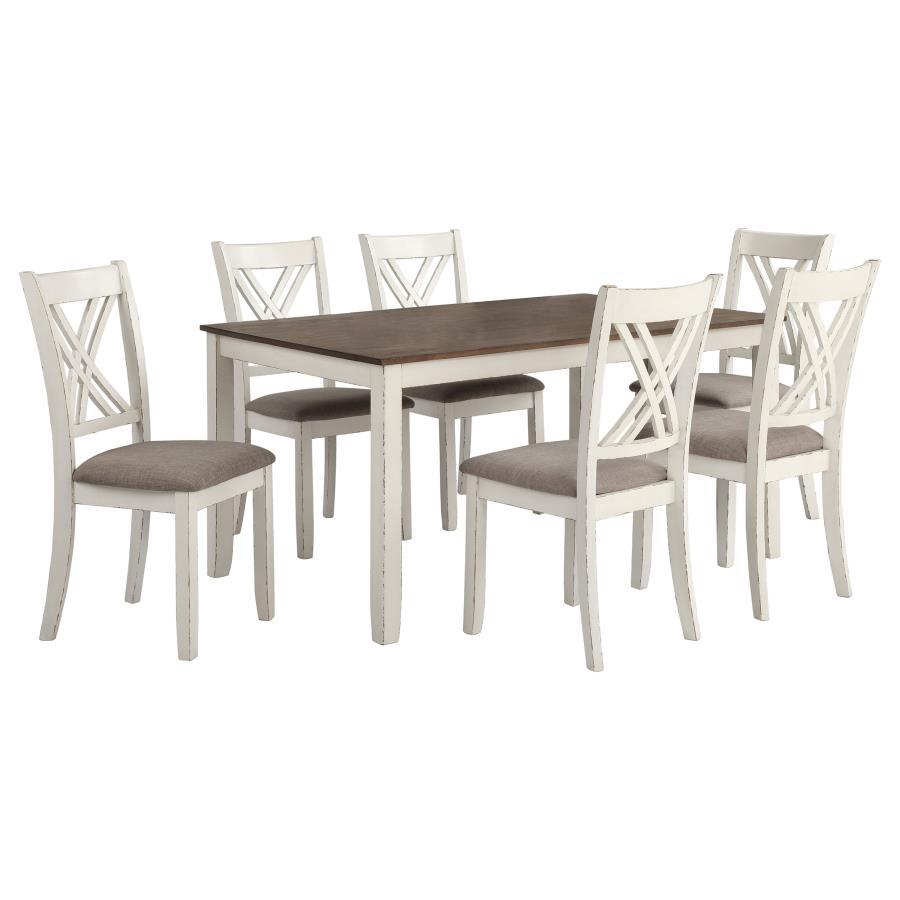 Fortress 7 Piece Rectangular Dining Set