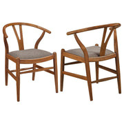 Dinah Wood Wishbone Dining Side Chair Set of 2