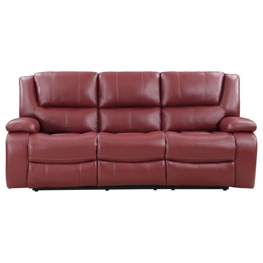 Camila Upholstered Reclining Sofa Set
