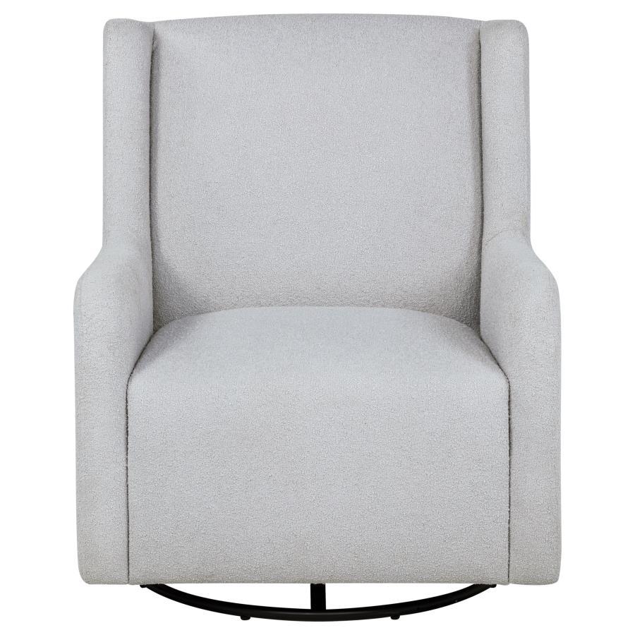 Serra Boucle Upholstered Swivel Glider Recliner