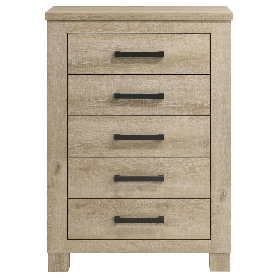 Oakglen 5-Drawer Bedroom Chest of Drawers