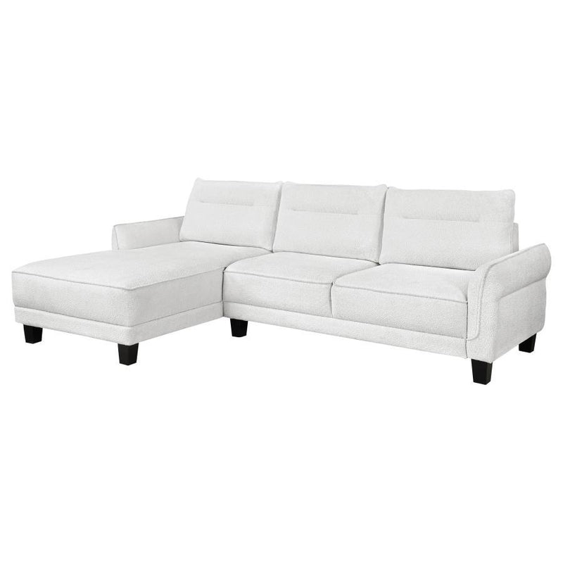 Caspian Upholstered Chaise Sectional Sofa