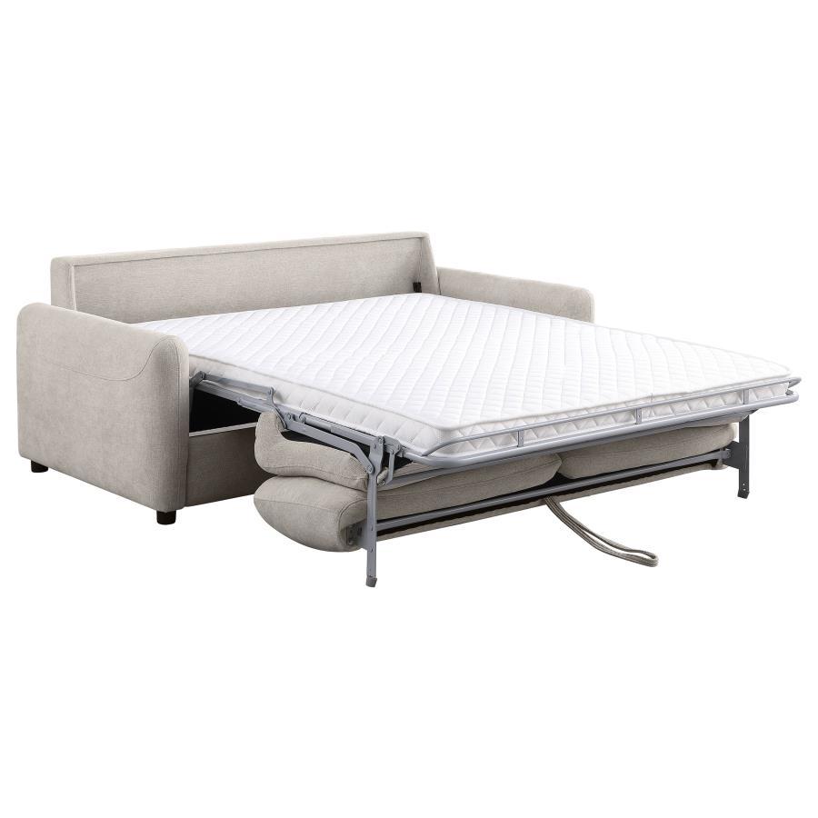 Rylie Upholstered Sofa Sleeper with Queen Mattress