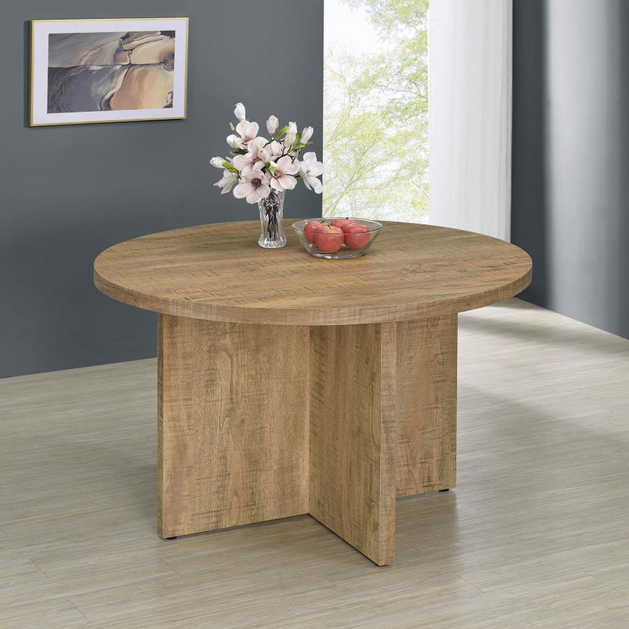 Jamestown Round Composite Wood Dining Table